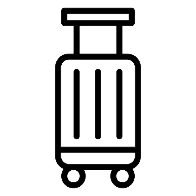 Diseño vectorial Estilo de icono de viaje sin contacto