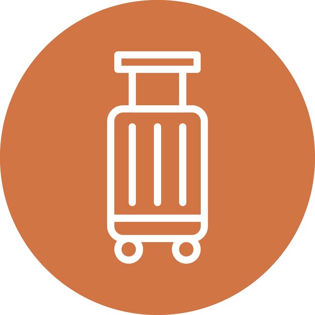 Diseño vectorial Estilo de icono de viaje sin contacto