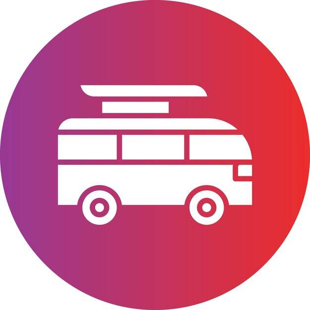 Diseño vectorial Estilo de icono de viaje