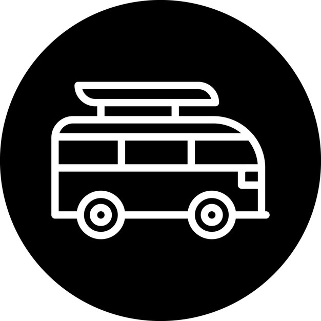 Diseño vectorial Estilo de icono de viaje