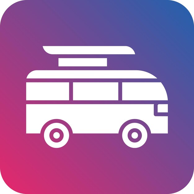 Diseño vectorial Estilo de icono de viaje