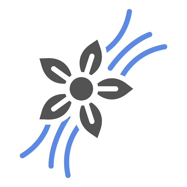 Diseño vectorial estilo de icono de vibra de vainilla