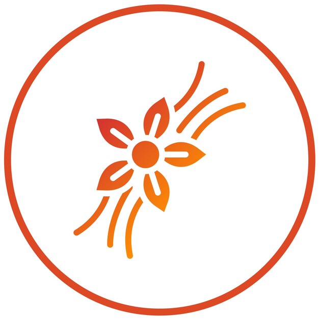 Diseño vectorial estilo de icono de vibra de vainilla