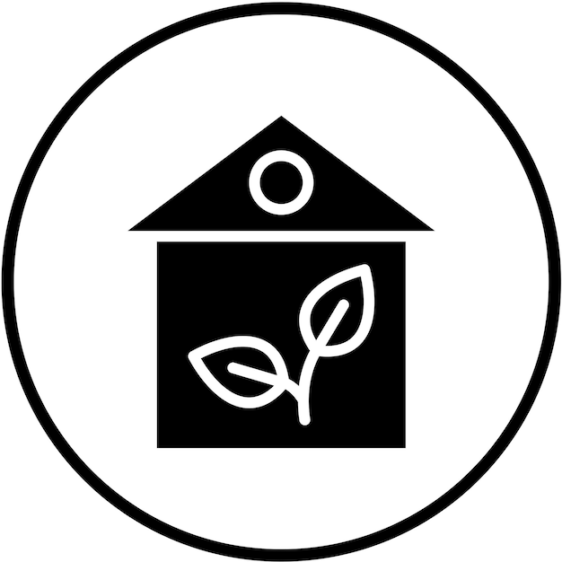 Diseño vectorial de estilo de icono de vida sostenible
