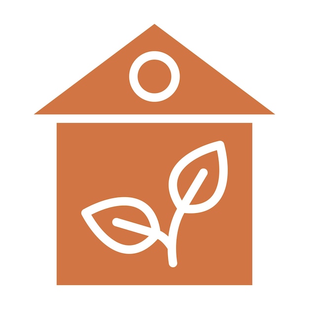 Diseño vectorial de estilo de icono de vida sostenible