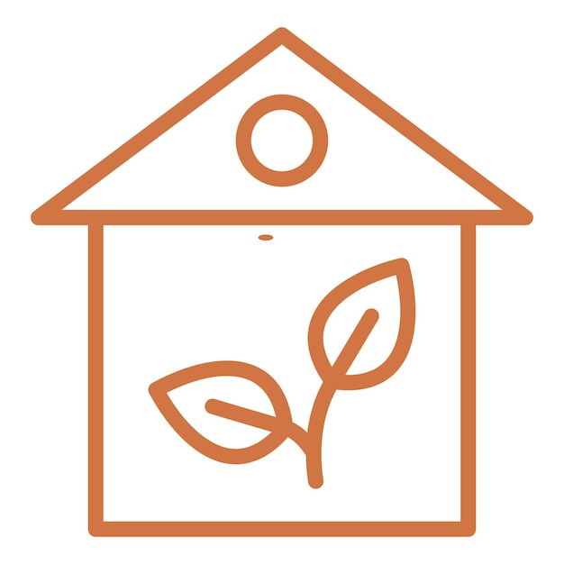 Diseño vectorial de estilo de icono de vida sostenible