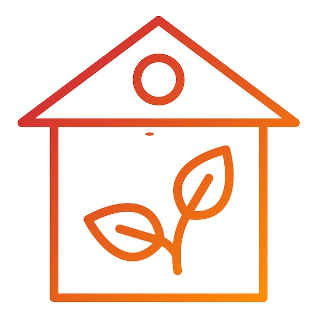 Diseño vectorial de estilo de icono de vida sostenible