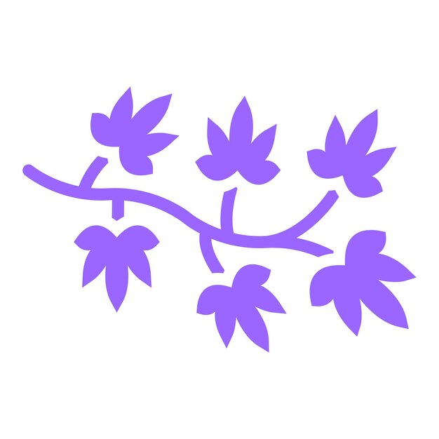 Diseño vectorial Estilo del icono de las vides