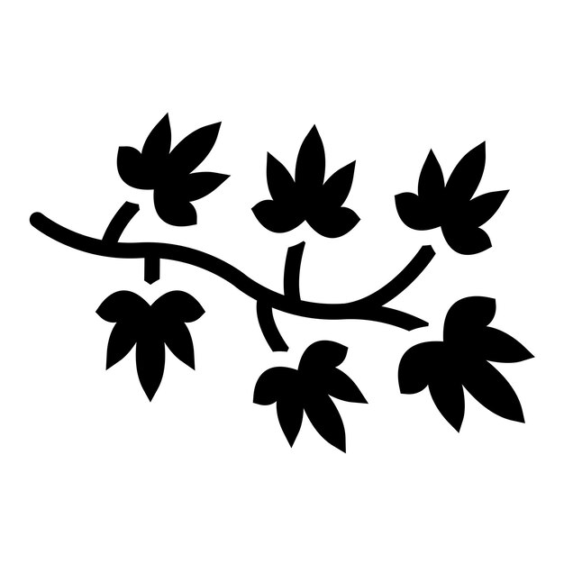 Diseño vectorial Estilo del icono de las vides
