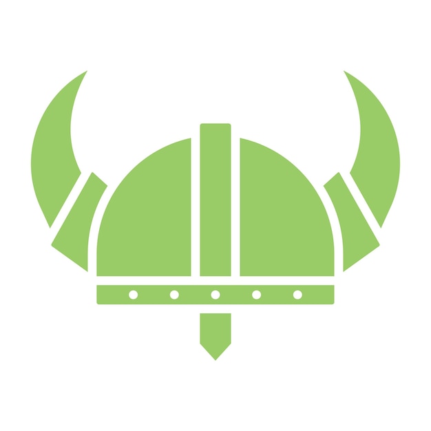 Diseño vectorial estilo icono vikingo