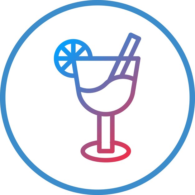 Diseño vectorial de estilo de icono de vino molido
