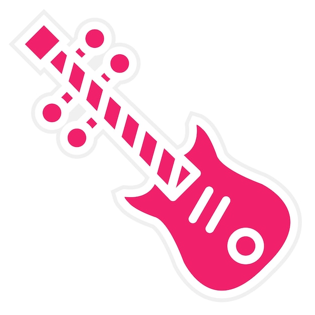 Diseño vectorial del estilo del icono del violonchelo