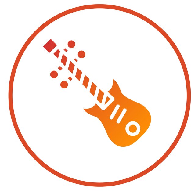 Diseño vectorial del estilo del icono del violonchelo