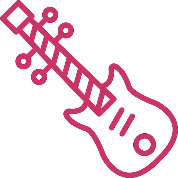 Diseño vectorial del estilo del icono del violonchelo