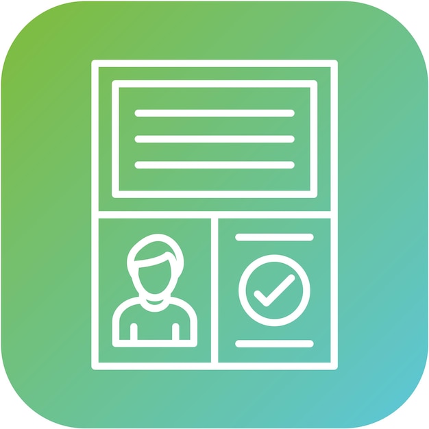 Diseño vectorial Estilo del icono de Visa