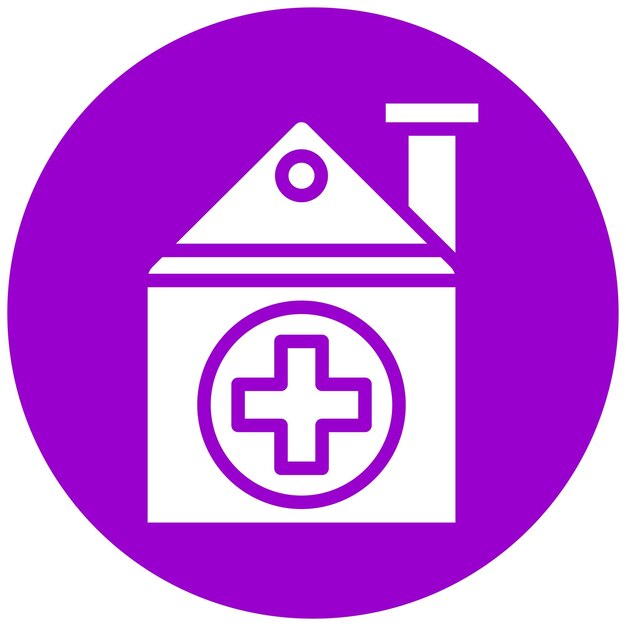 Diseño vectorial Estilo de icono de visita al hogar