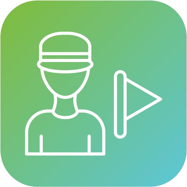 Diseño vectorial de estilo de icono de visita guiada
