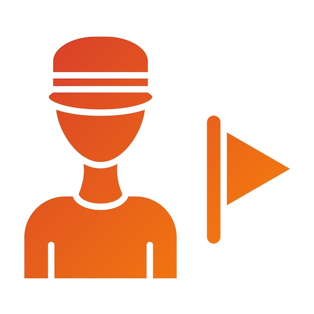 Diseño vectorial de estilo de icono de visita guiada