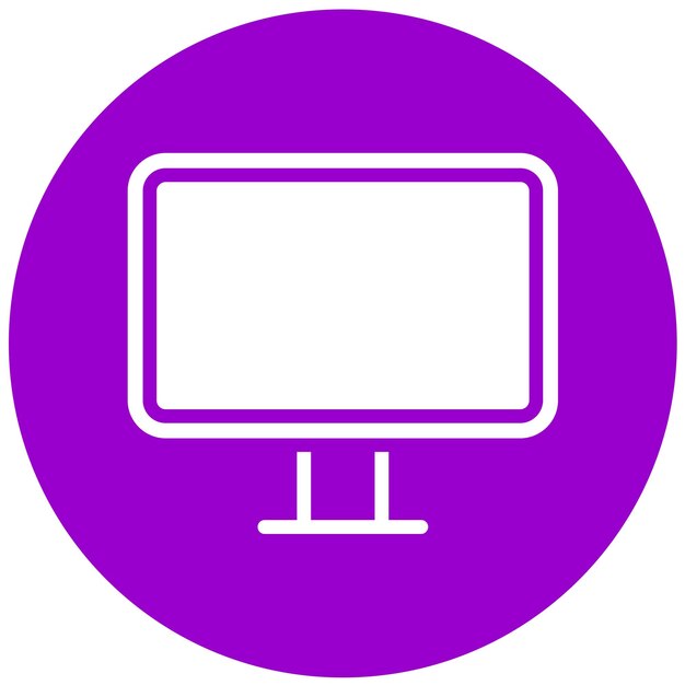 Diseño vectorial Estilo del icono de visualización