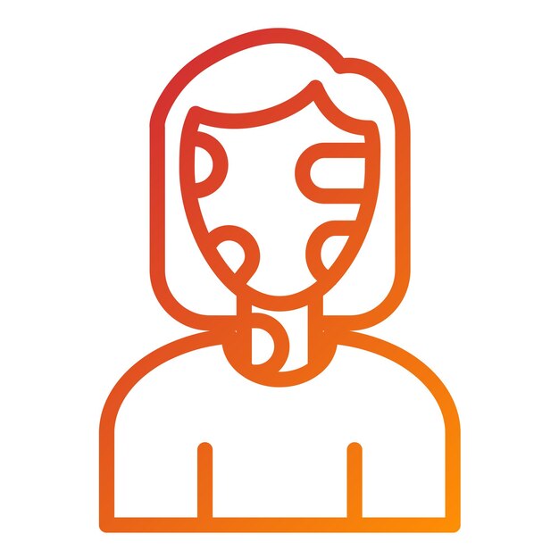 Diseño vectorial Estilo de icono de vitiligo