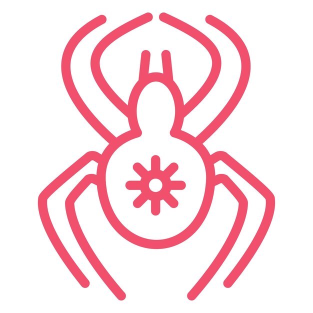 Diseño vectorial Estilo de icono de viuda