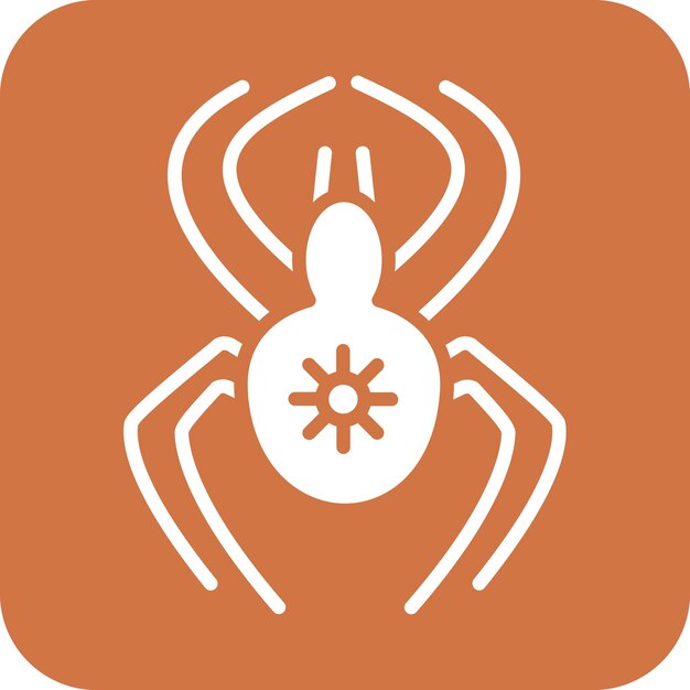 Diseño vectorial Estilo de icono de viuda