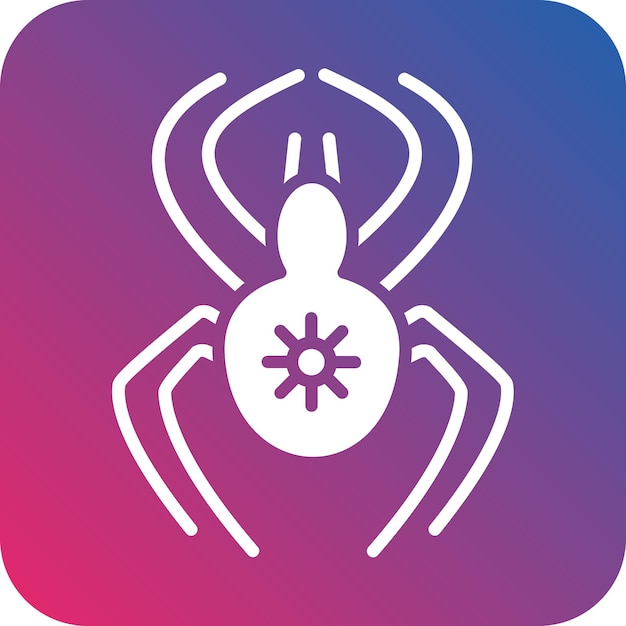 Diseño vectorial Estilo de icono de viuda
