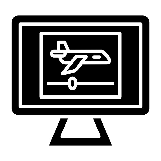 Diseño vectorial de estilo de icono de vlog de viaje