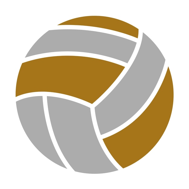 Diseño vectorial de estilo de icono de voleibol