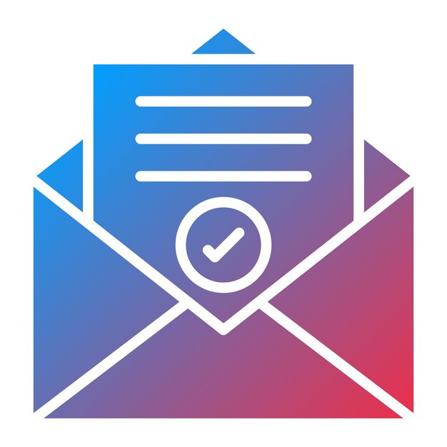 Diseño vectorial Estilo del icono de votación ausente