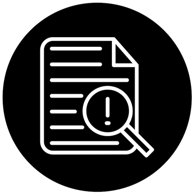 Diseño vectorial Estilo de icono vulnerable