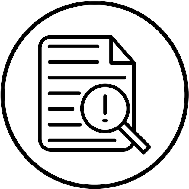 Diseño vectorial Estilo de icono vulnerable