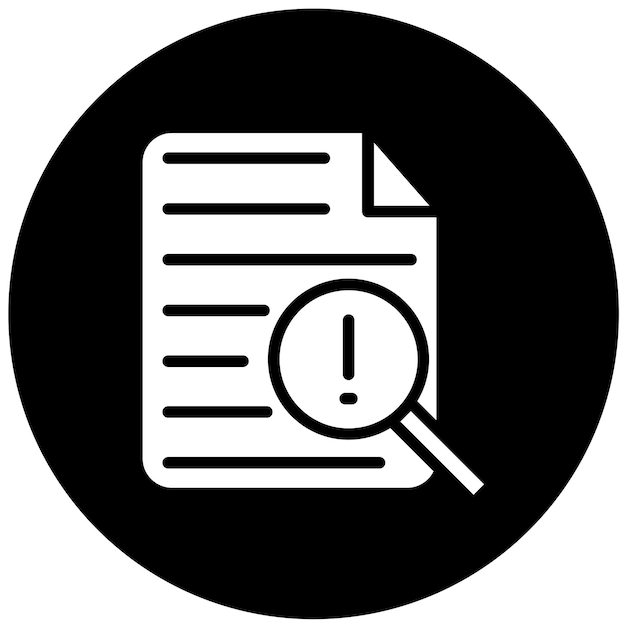 Diseño vectorial Estilo de icono vulnerable