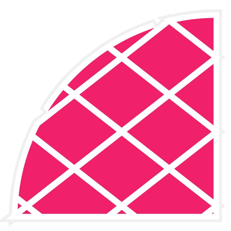 Vector diseño vectorial del estilo del icono de waffle whirl