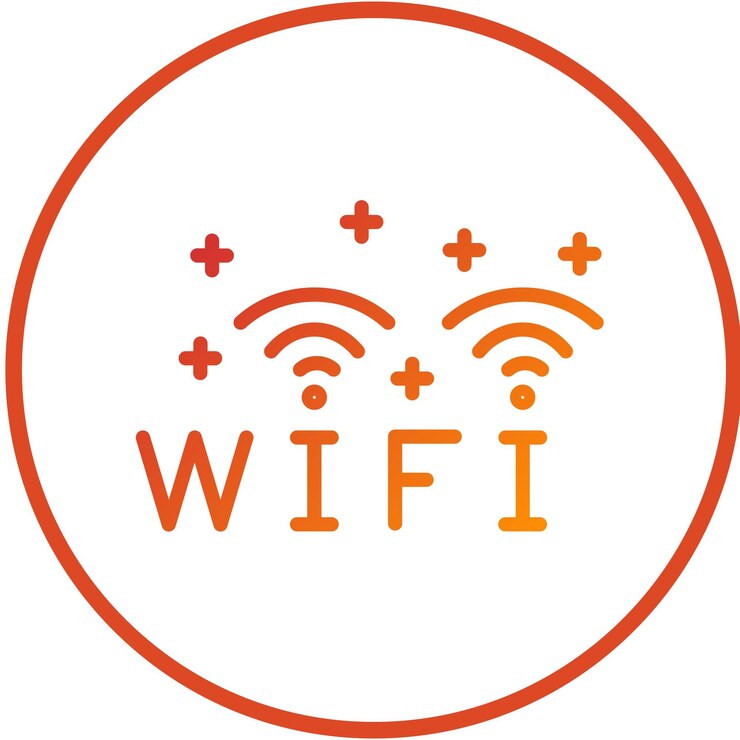 Vector diseño vectorial del estilo del icono wi-fi
