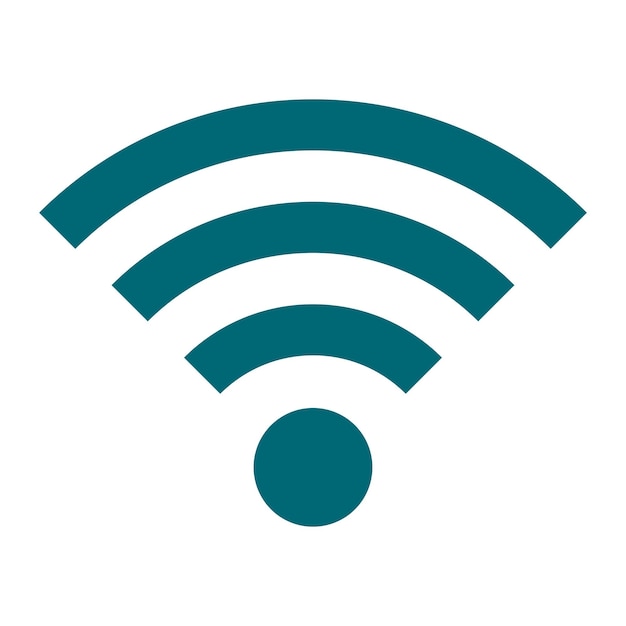 Diseño vectorial del estilo del icono WIFI