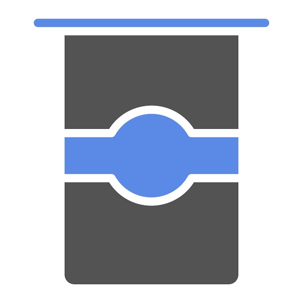 Diseño vectorial estilo icono de yogur griego