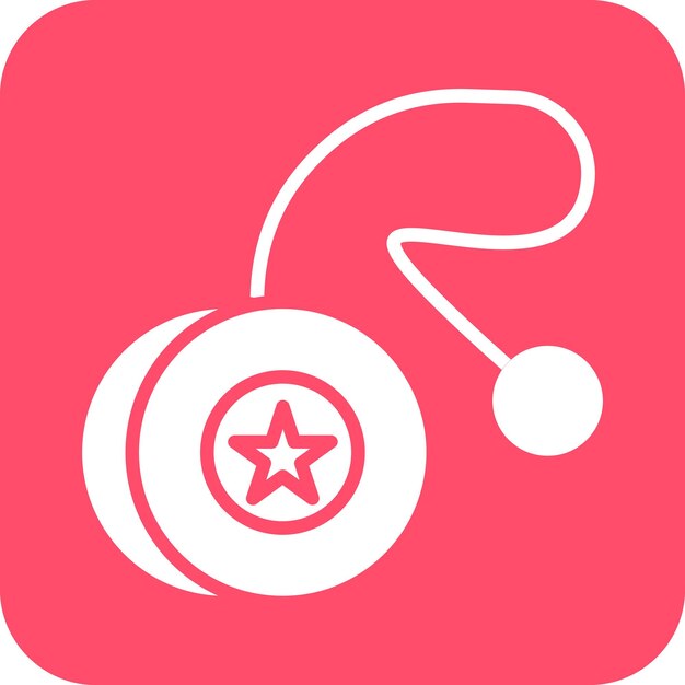 Diseño vectorial estilo de icono Yoyo