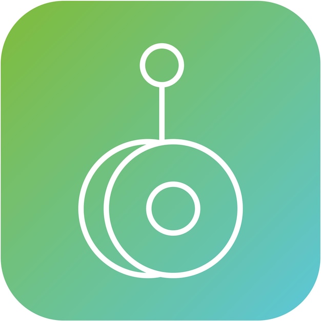 Diseño vectorial estilo de icono Yoyo