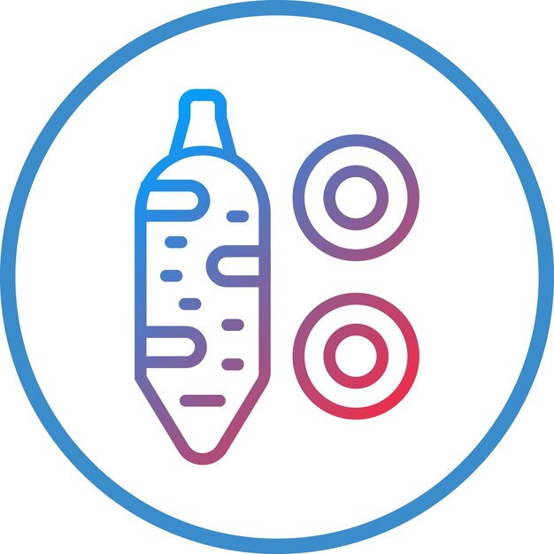 Diseño vectorial Estilo del icono de Yucca