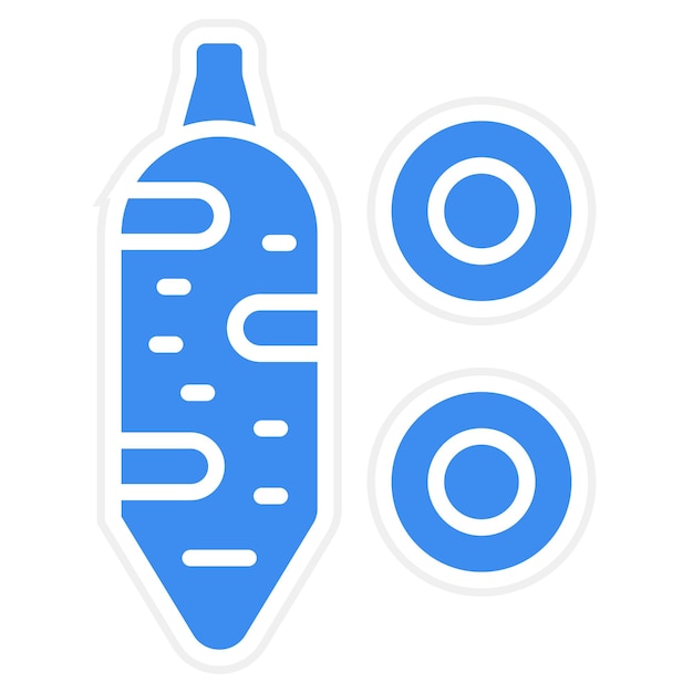 Diseño vectorial Estilo del icono de Yucca