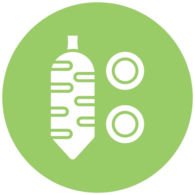 Diseño vectorial Estilo del icono de Yucca