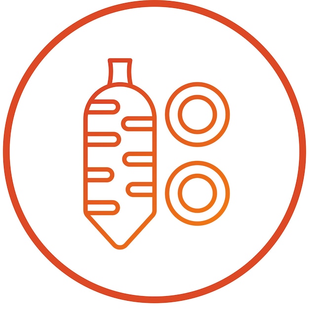 Diseño vectorial Estilo del icono de Yucca