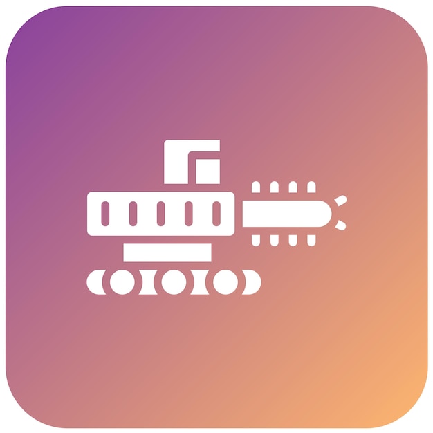 Diseño vectorial Estilo del icono de la zanja