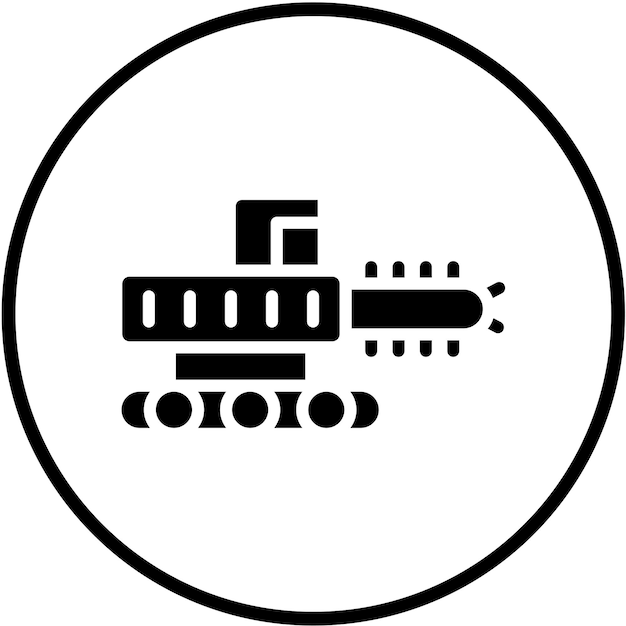 Diseño vectorial Estilo del icono de la zanja