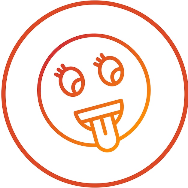 Diseño vectorial Estilo de icono Zany