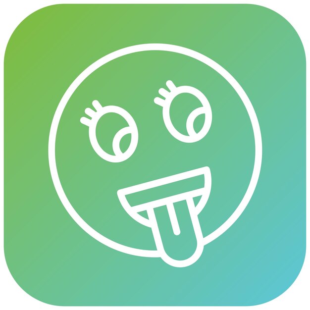 Diseño vectorial Estilo de icono Zany