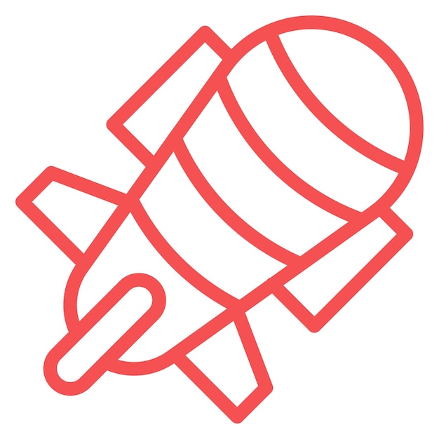 Diseño vectorial estilo icono de Zeppelin