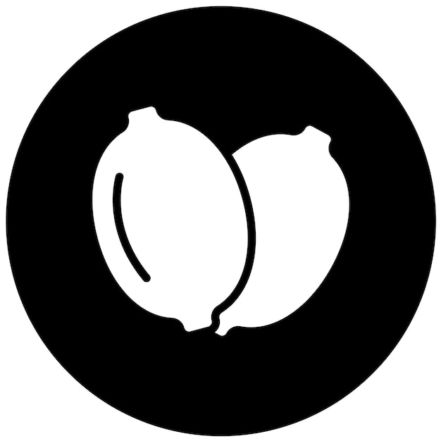 Diseño vectorial estilo de icono Zesty Zest