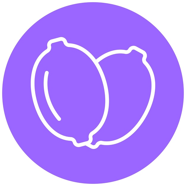 Diseño vectorial estilo de icono Zesty Zest